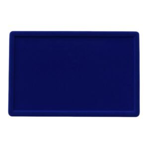 Blue Velvet Wooden Handmade Tray For Coins Display Elegant, Durable, Perfect For Showcasing Antique Coins, Collections & Jewelry