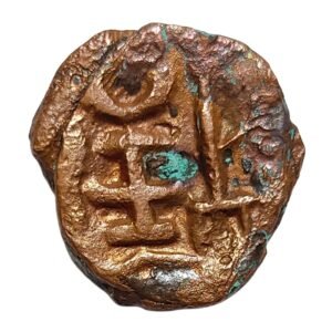 Ancient India Tribal coins of ancient Punjab Kota Kula Tribe (Kidarite Kingdom) Copper Drachm or AE unit