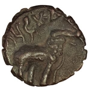 Satavahana Empire (2nd century BCE – 3rd century CE) Sri Pulumavi 1 Drachm Ancient India Coin