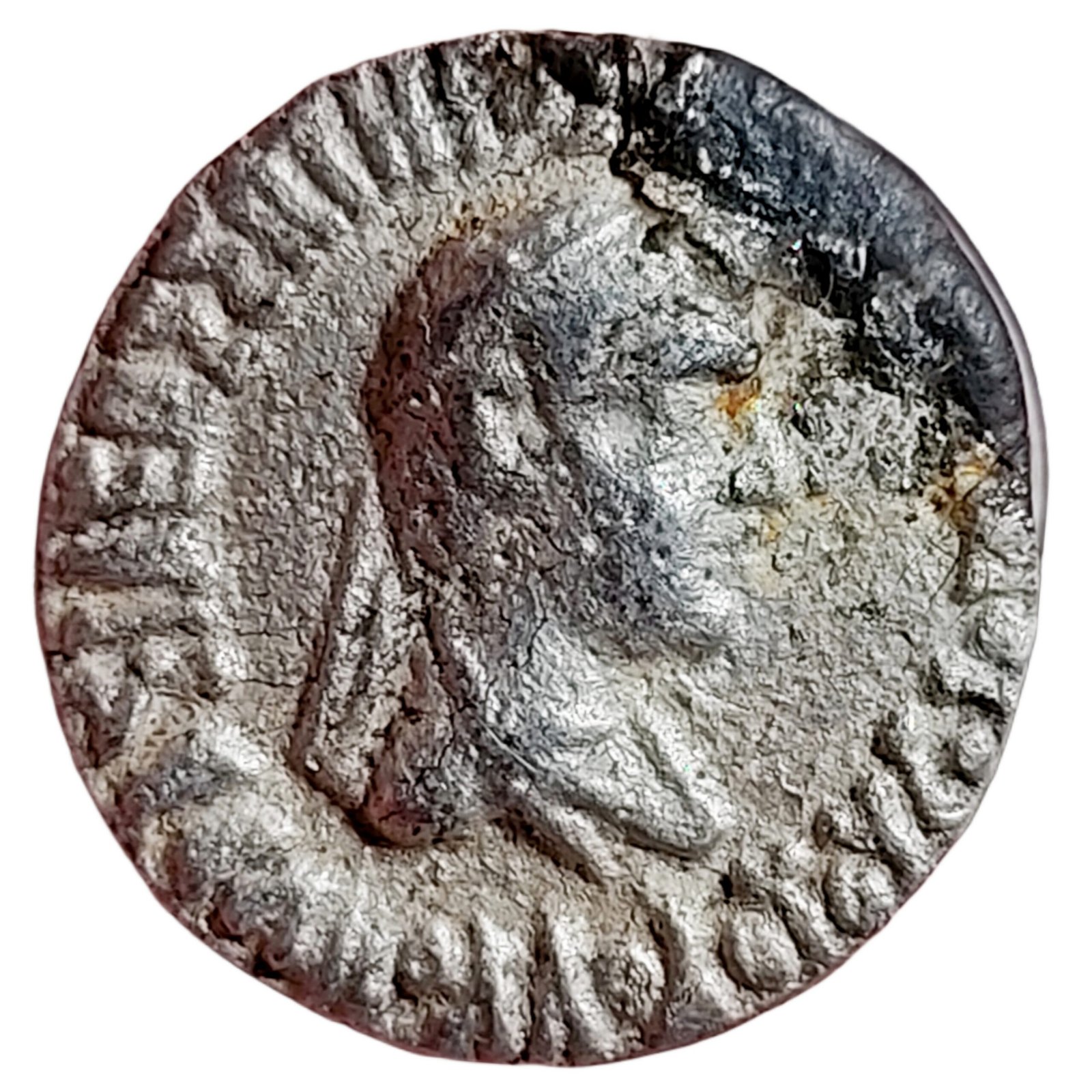 Indo Greek Apollodotus ll - 80-65 BCE Silver Drachm Ancient Coin (1)