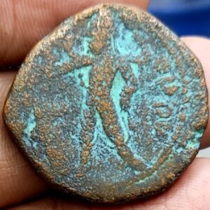 Kanishka I - Kushan Empire - AE Tetradrachm with Four-armed Oesho (Shiva)