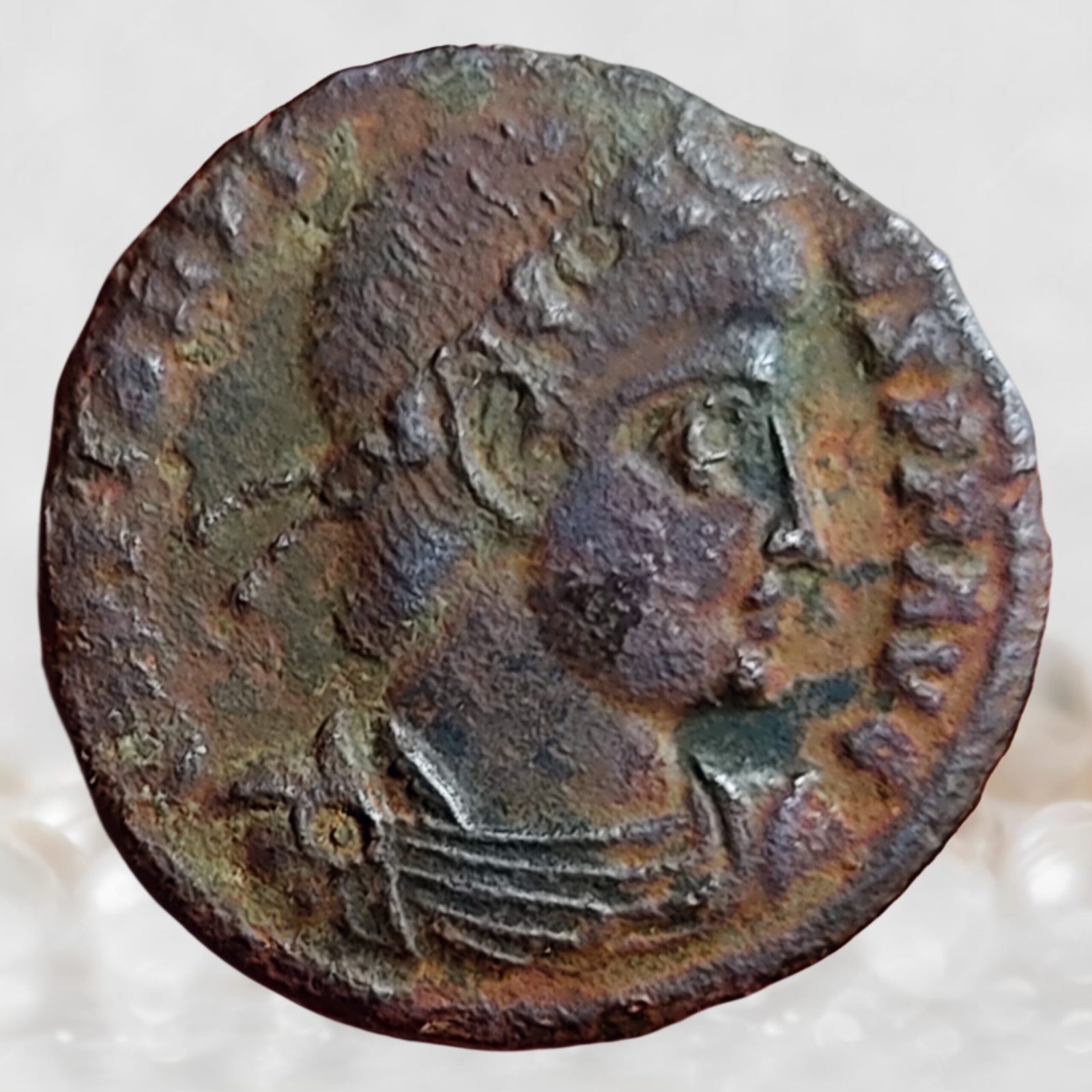 Constans Roman Empire Copper Centenionalis or Nummus Siscia mint Coin (1)