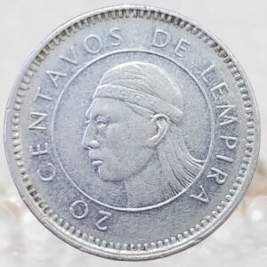 Honduras 20 Centavos Coin Nickel plated steel