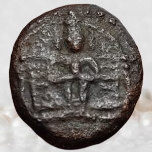 Standing Garuda Madurai Nayaks Muthu Virappa Nayaka Copper Kasu Coin