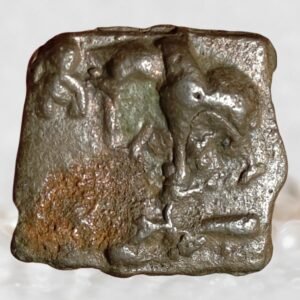 Ancient India Post-Mauryan Shunga Empire (185-73 BCE) Copper Coin
