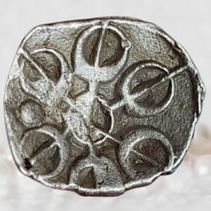 Gandhara Janapada Silver 1/8 Shatamana fractional Punchmarked Coin