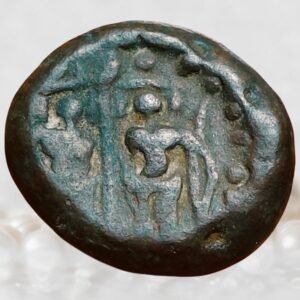 Lord Rama and Lakshmana with a sacred lingam reverse from the Shivaganga Rajas