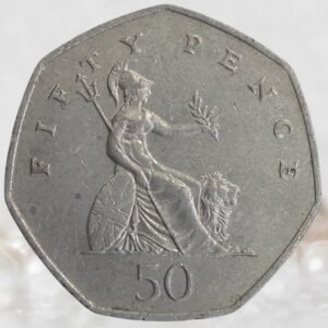 United Kingdom 50 Pence Coin 2004 - Queen Elizabeth II (4th Portrait) Collectible