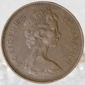United Kingdom 2 Pence (New Pence) Coin 1976 - Queen Elizabeth II Collectible