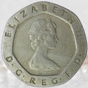 United Kingdom 20 Pence Coin 1983 - Queen Elizabeth II (2nd Portrait) Collectible