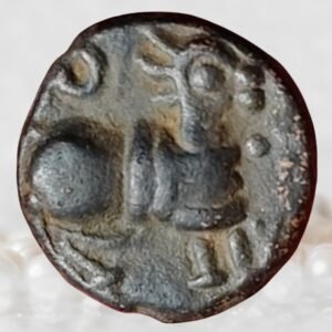 Vijayanagara Empire Krishna Deva Raya Medieval South India 1509-1529 CE Copper Coin 1 Kasu