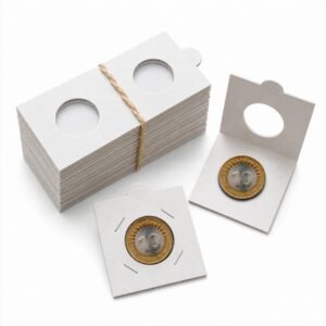 Premium Coin Holders Size No.5 (27mm) Pack of 25pcs Fits 15–25mm Coins Durable