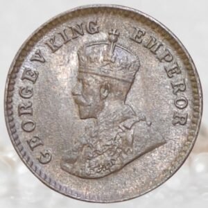 1/12 Anna British India King George V Bronze Coin 1911 to 1936 AD