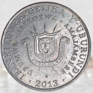 Burundi Republic 5 Francs Coin Aluminium Collectible