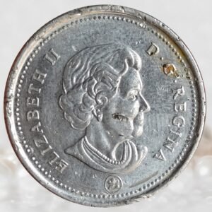 Canada - Queen Elizabeth II 4th Portrait 25 Cents Coin Nickel Plated Steel Collectible