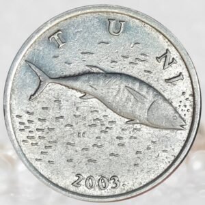 Croatia Republic 2 Kune Coin Nickel Brass Collectible
