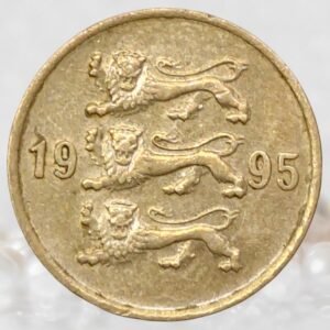 Estonia Republic 5 Senti Coin Aluminium-Nickel Bronze Collectible