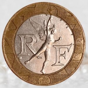 France Fifth Republic 10 Francs Bimetallic Coin Collectible