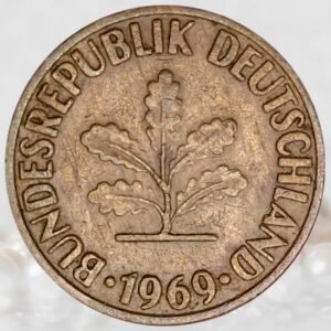 Germany 10 Pfennigs Coin Collectible