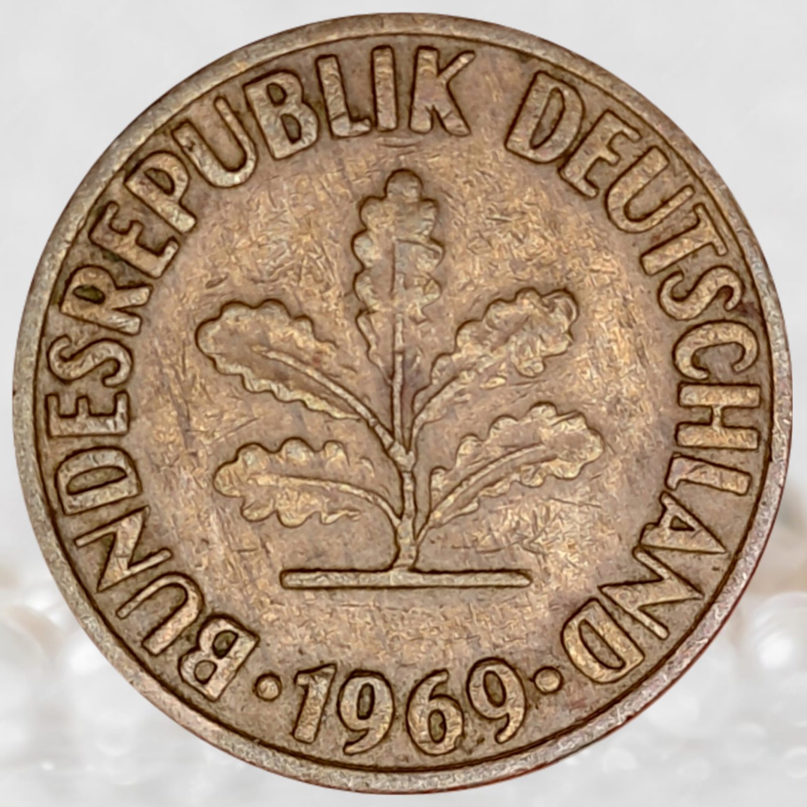 Germany 10 Pfennigs Coin Collectible (2)