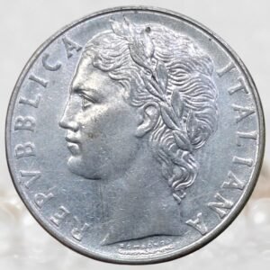 Italy Republic 100 Lire Coin Acmonital Collectible
