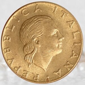 Italy Republic 200 Lire Coin Bronzital Collectible