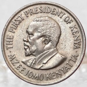 Kenya Republic 50 Cents Coin Copper-Nickel Collectible