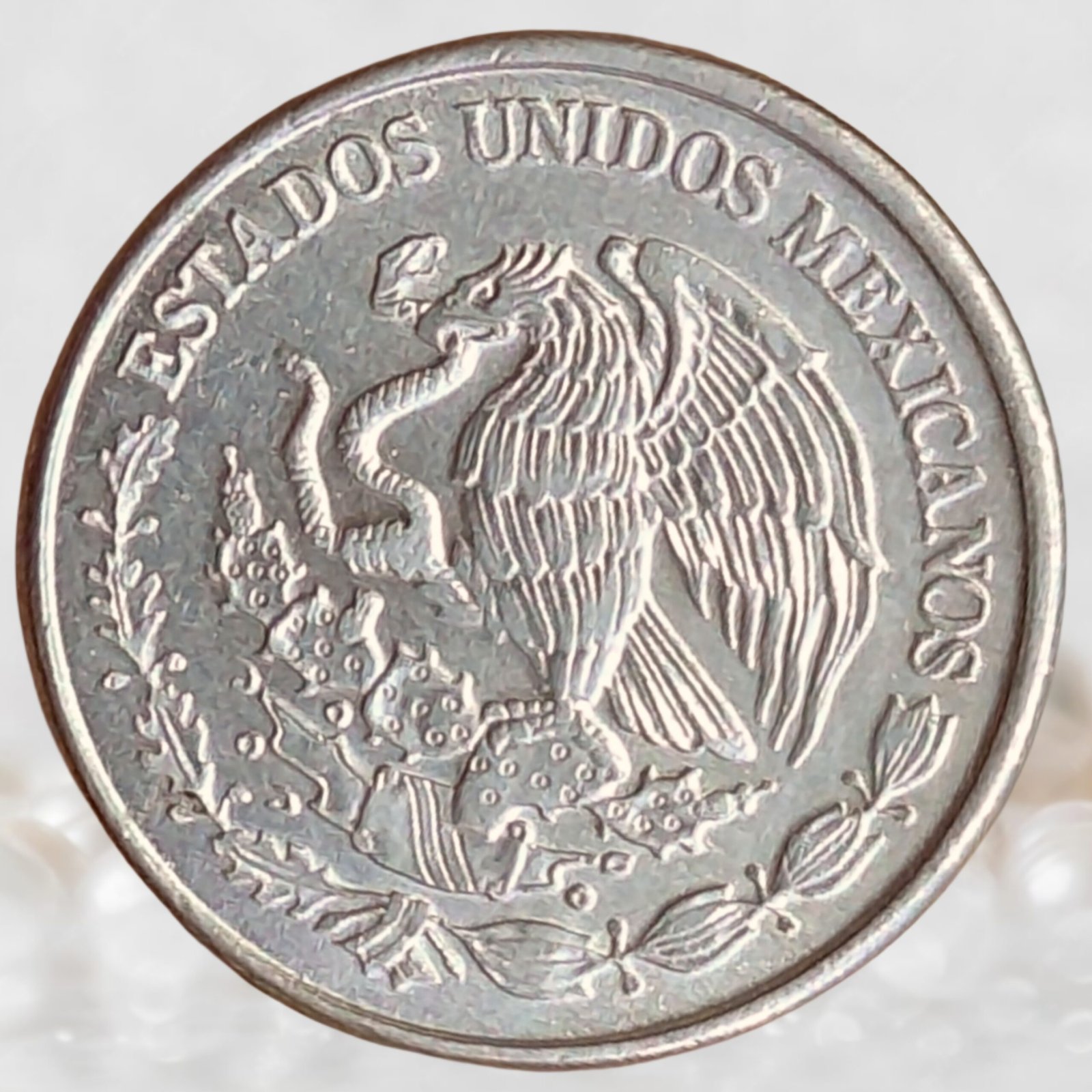 Mexico Republic 20 Centavos Pattern Coin Stainless Steel Collectible (1)