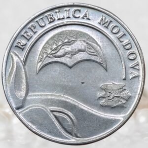 Moldova Republic 1 Leu Coin Nickel Plated Steel Collectible