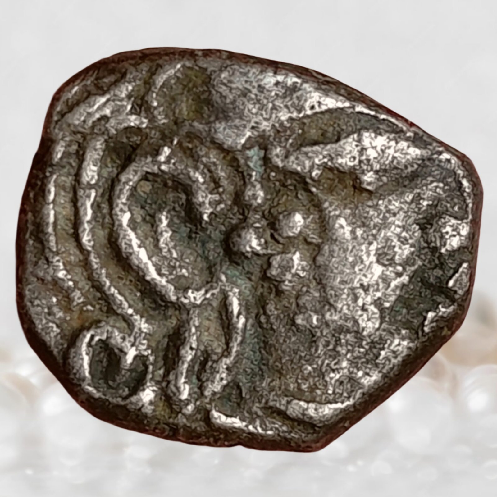 Gupta Empire Kramaditya Skandagupta Fire Altar Type Silver Drachma Coin (4)