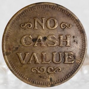 No Cash Value Token United States Starburst Series Brass Arcade Token