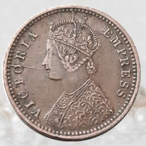 Queen Victoria British India Copper 1⁄12 Anna 1895 AD Historical Coin