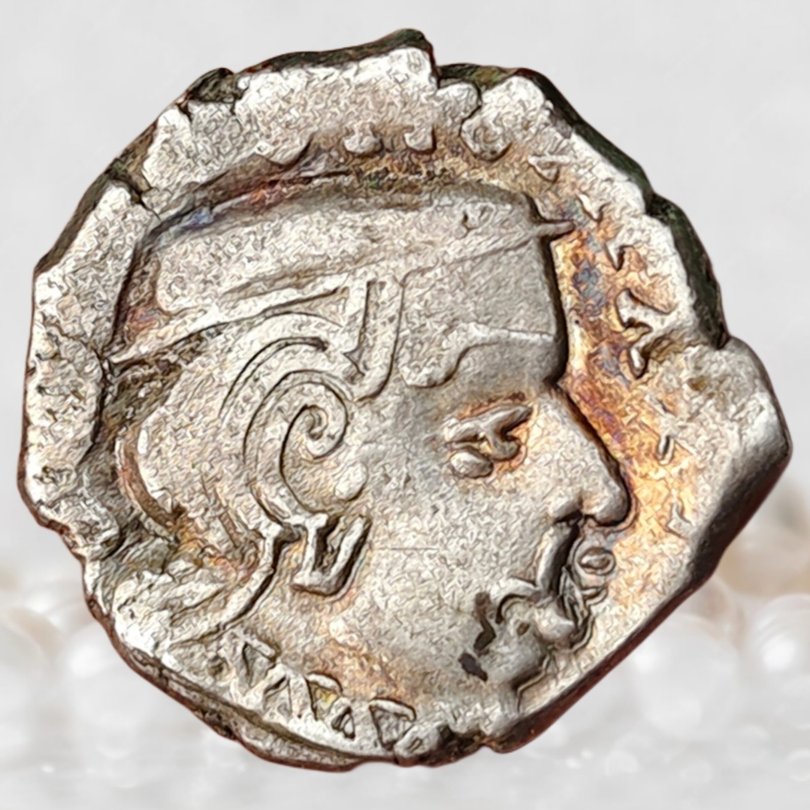Western Satraps (Indo-Scythian Kingdom) Visvasimha 275–280 AD Silver 1 Drachm Historical Coin (1)