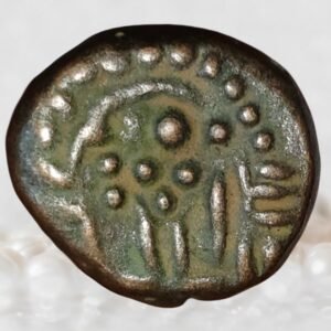 Goddess Meenakshi Madurai Nayaka 1 Kasu Copper Coin South India