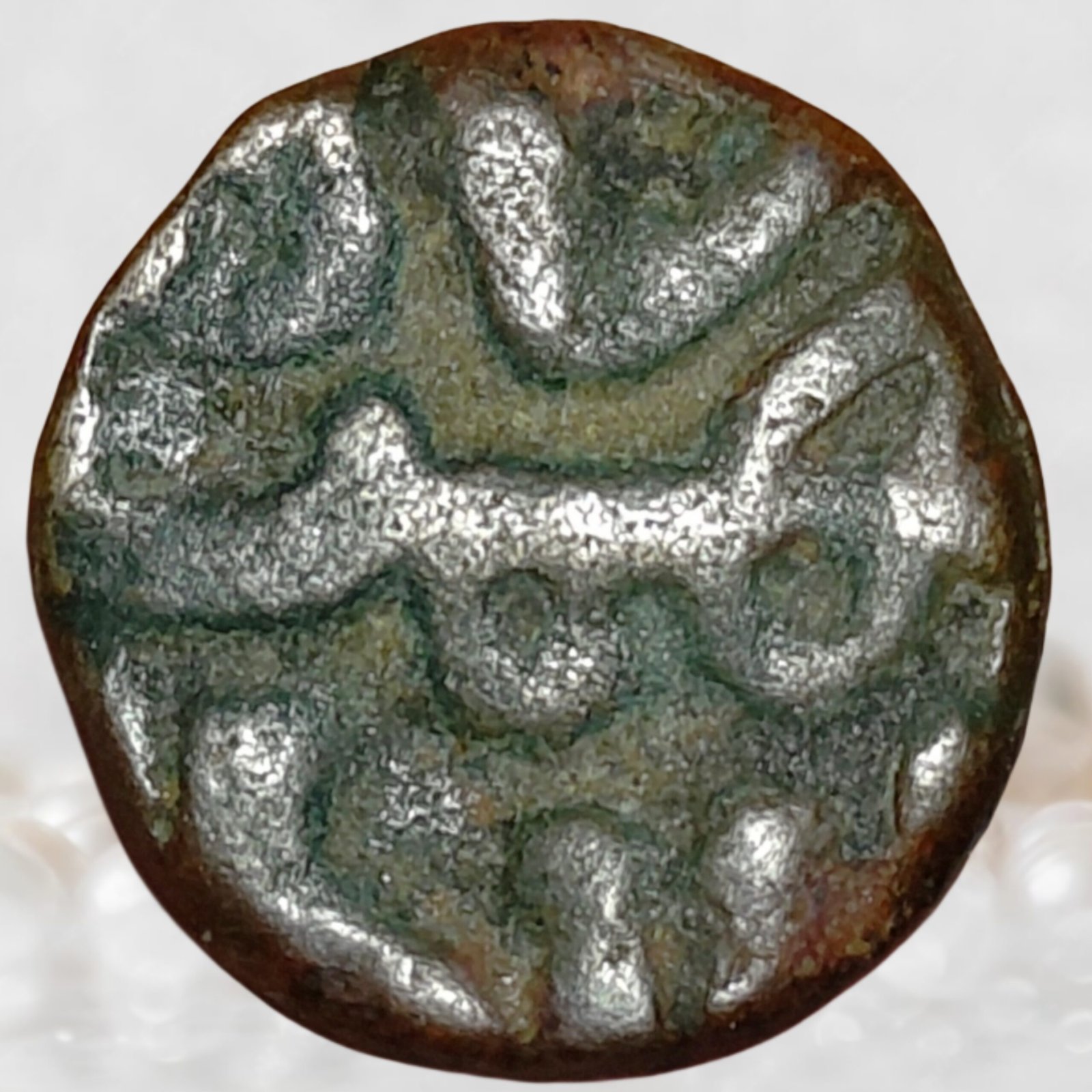 Ala-ud-Din Bahman Shah Bahmani Sultanate 1347-1358 CE Copper 12 Falus (1)