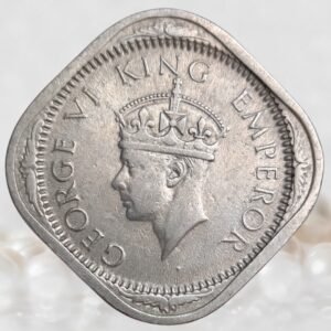 George VI British India Copper Nickel 2 Annas 1939-1941 AD Historical Coin
