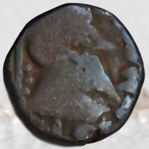 Indo-Scythian Kingdom King Rajuvula c. 10–25 CE Copper Drachm Coin
