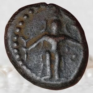 Ramayana Series Coinage of Thanjavur Kingdom - Raghunatha Nayaka - Copper Kasu Coin Early 17th Century CE
