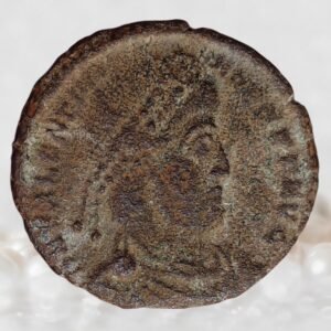 Roman Empire Emperor Valentinian I 364-375 CE Bronze Coin Siscia Mint