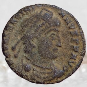 Roman Empire Emperor Valentinian I 364-375 CE Bronze Coin Siscia Mint
