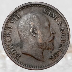 ½ Pice King Edward VII British India 1910 AD Copper Coin