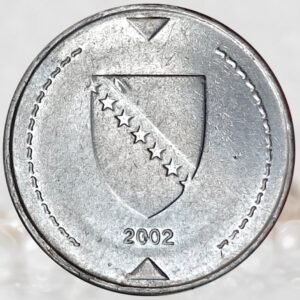 Bosnia and Herzegovina 1 Konvertibilna Marka Nickel Plated Steel Collectible