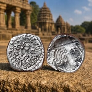 Gupta Empire - Mahendraditya Kumaragupta I 415-455 CE Silver 1 Drachm Western Province Issue