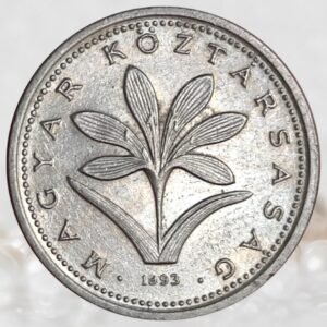 Hungary Republic 2 Forint Coin Copper-Nickel Collectible