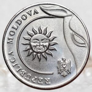 Moldova 2 Lei Nickel-Plated Steel Collectible