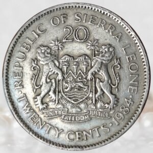 Sierra Leone 20 Cents Copper-Nickel Collectible