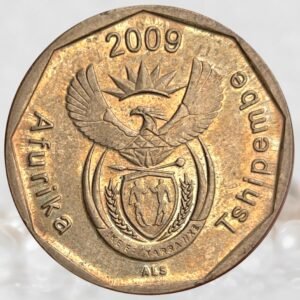 South Africa 20 Cents Bronze Plated Steel Collectible