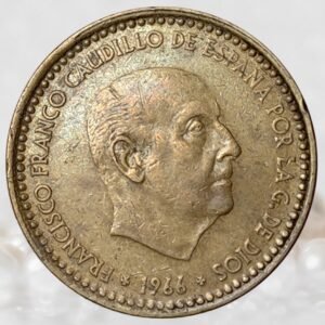 Spain 1 Peseta Aluminium Bronze Collectible
