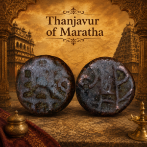 Thanjavur Maratha Kingdom Copper Kasu Coin