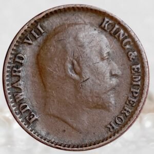 1/12 Anna King Edward VII British India 1905 AD Bronze Coin
